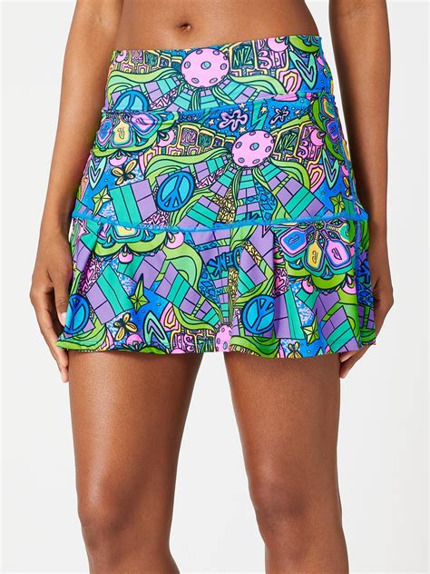 Pickleball Bella Womens Flutter Skirt Groovy Tennis Warehouse