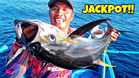 Jackpot Bigeye Tuna At Tulingan Nahuli Sa Maaksyong Pangingisda YouTube