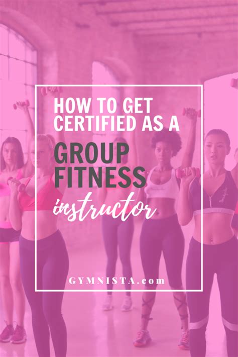 How To Get Certified As A Group Fitness Instructor Gymnista