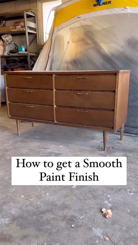 How To Get A Smooth Paint Finish Painted Furniture Miracle Paint