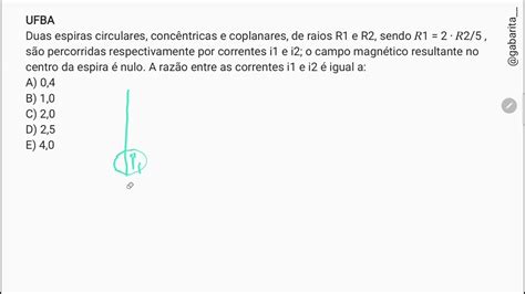 Duas Espiras Circulares Conc Ntricas E Coplanares