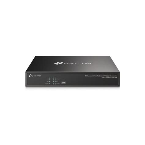 Tp Link Vigi Nvr1004h 4p Grabador De Video En Red Poe De 4 Canales