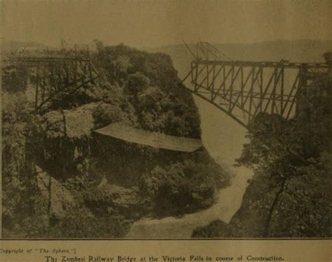 | Victoria Falls Bridge construction