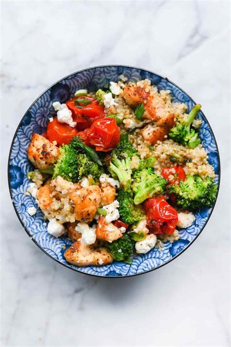 Mediterranean Chicken Quinoa Bowl Recipe