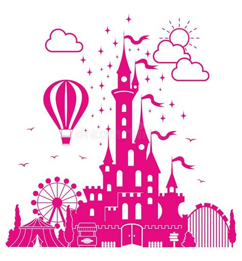 Disney Castle Silhouette Stock Illustrations – 23 Disney Castle ...