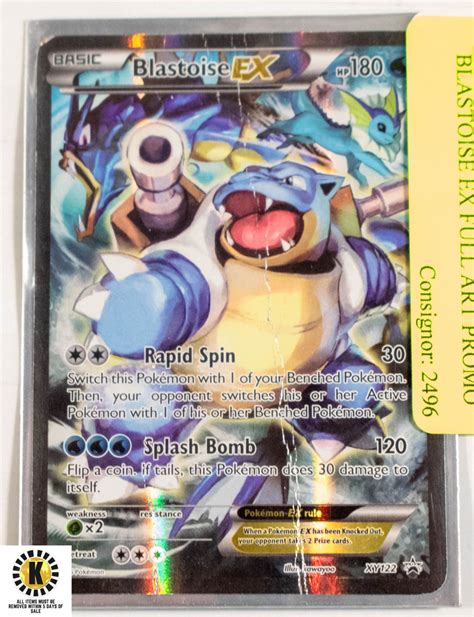 blastoise  full art promo