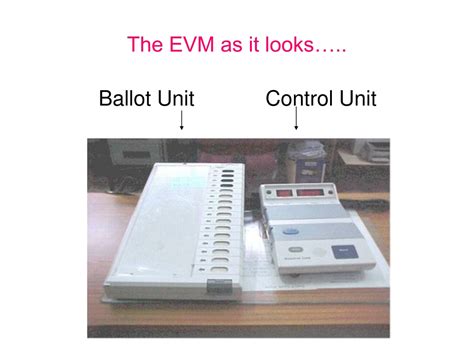 Ppt Electronic Voting Machine Evm Powerpoint Presentation Free