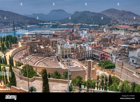 The Roman Theatre Of Carthago Nova And Cathedral Ruins Of Cartagena