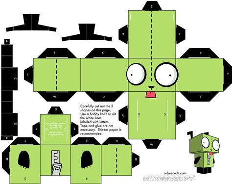 [cubeecraft] Las 27 Mejores Figuras Armables Paper Toys Template