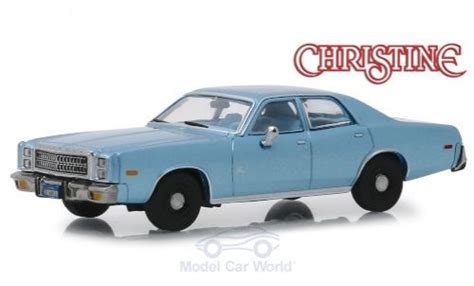 Modellautos Plymouth Fury Greenlight Mettalic Blau Christine