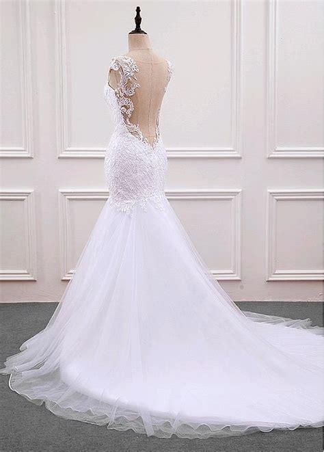 Organza Sweetheart Neckline Mermaid Wedding Dress On Luulla