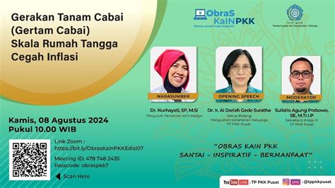 Gerakan Tanam Cabai Gertam Cabai Sekala Rumah Tangga Cegah