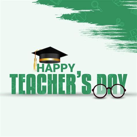 Premium Vector Happy Teachers Day Banner Design