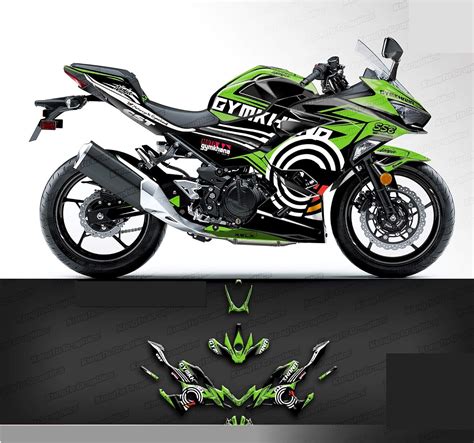 Amazon Kungfu Graphics Custom Decal Kit For Kawasaki Ninja 250 ABS