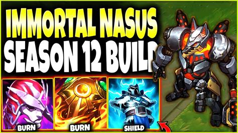 Testing The Season New Immortal Nasus Build X Aoe Burn Dmg Lol