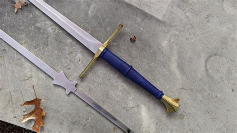 Blue And Gold Hema Longsword — Jesse Belsky Stageswords