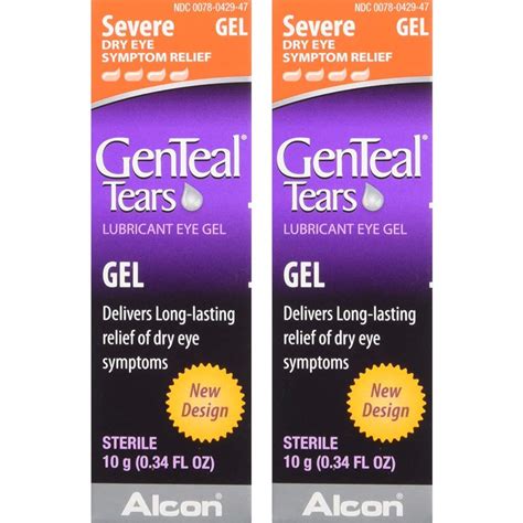 Genteal Tears Lubricant Eye Drops Moderate Liquid Drops