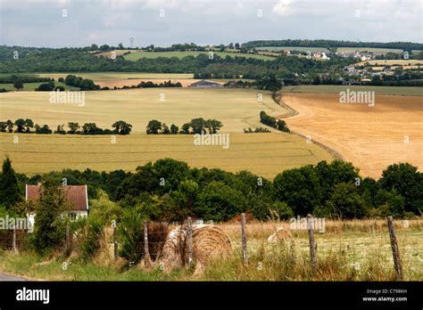 Farmland In Summer Suisse Normande Swiss Normandy Calvados