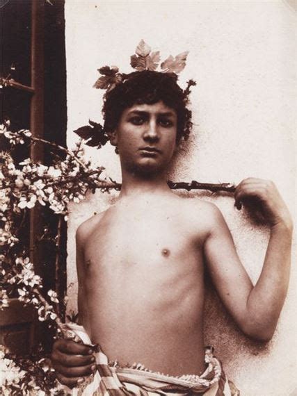 Baron Wilhelm Van Gloeden Portrait Of A Shirtless Boy MutualArt