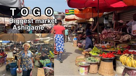 Inside The Biggest Market Togo African Village Life West Africa