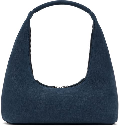 Marge Sherwood Sac Bleu Marine En Nubuck Exclusif Ssense Ssense France