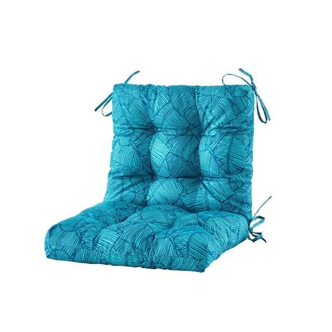 Blisswalk Outdoor Cushions Dinning Chair Cushions With Back Wicker Tufted Pillow For Patio