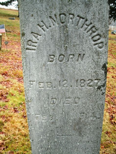 Ira H Northrop M Morial Find A Grave