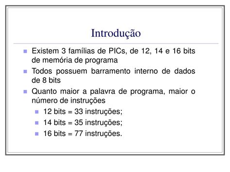 Ppt Sistemas Embarcados Microcontroladores Pic Powerpoint