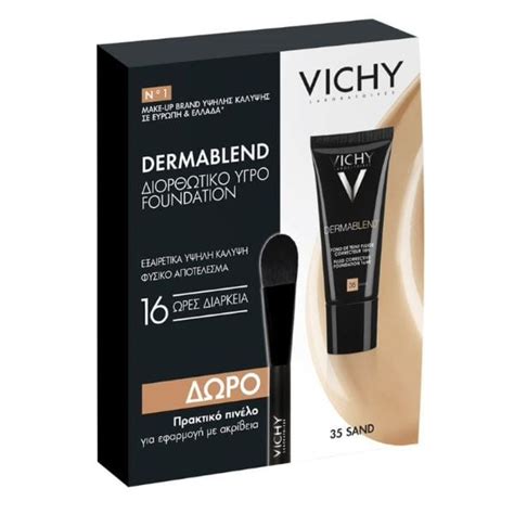 Vichy Dermablend Fluid Corrective Foundation SPF35 35 Sand 30 Ml