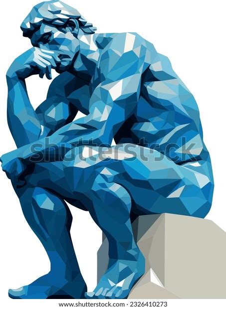 Thinker Statue Clip Art