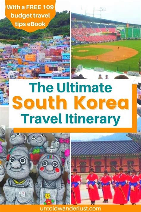 Here's the ULTIMATE backpacking South Korea travel itinerary. It's ...