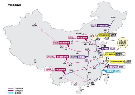 中国高铁网规划图中国高铁规划线路图全国高铁规划