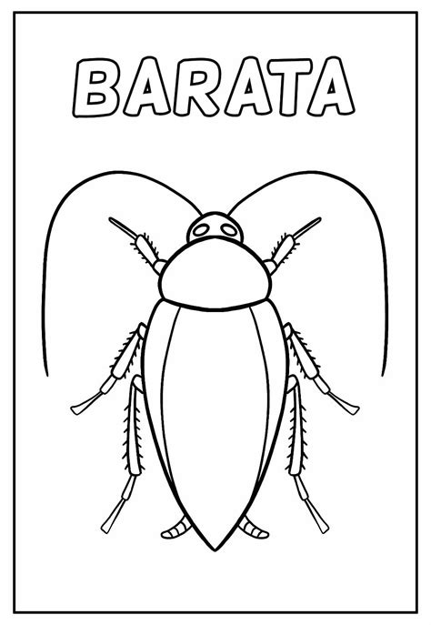 Desenhos De Baratas Para Colorir Bora Colorir