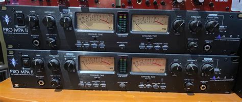 art pro mpa ii  channel tube microphone preamp   ame