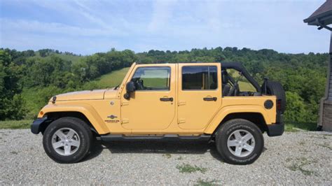 Sand Color 14 Jeep Wrangler Freedom Edition Oscar Mike Very Unique