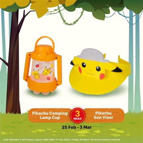 McDonald's Pikachu Happy Meal Toys (11 Feb 2021 - 10 Mar 2021)