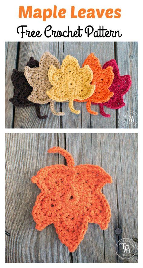 Crochet Maple Leaves Free Pattern Web Bring One Of The Most Beautiful