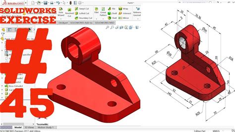 ⚡ Solidworks Tutorial Exercise 45 Solidworks Begginer Andy Solidworks