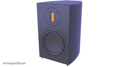 Modern Speaker 3d Model Download