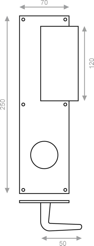 Serrure carénée en applique Securystar Nova Star 5 points A2P