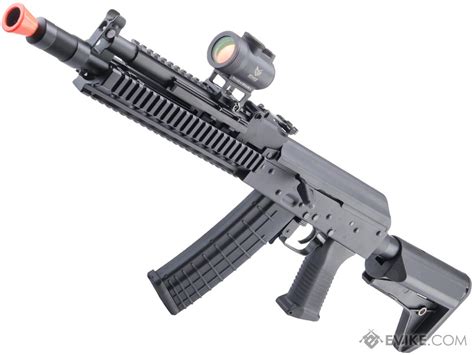 Cyma Full Metal Ak74 Tactical Airsoft Aeg Rifle W Reinforced Gearbox Color Black Gun Only