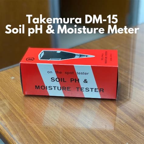 Takemura Dm Soil Ph Moisture Meter Meter Ph Dm Dan Kelembapan