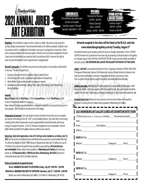 Fillable Online Juried Art Form Fax Email Print Pdffiller