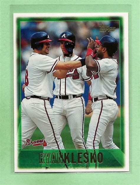 Ryan Klesko Topps Braves Comb Shipping Ebay