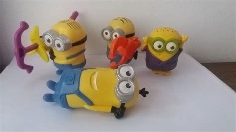 Bonecos Colecionaveis Mc Donalds Minions Brinquedo Mc Donalds Usado