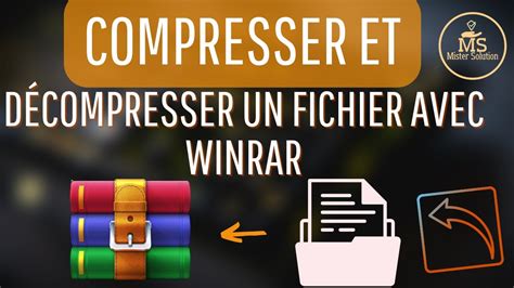 Comment Compresser Un Fichier Avec WinRar YouTube