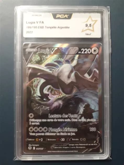 CARTE POKEMON LUGIA v alternative 186 195 tempête argenté PCA9 5 EUR