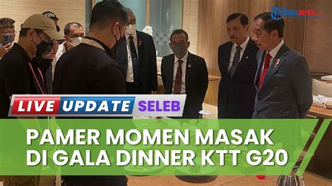 Unggah Momen Saat Jadi Juru Masak Gala Dinner Ktt G Chef Arnold