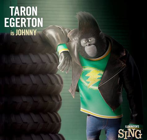 Taron Egerton Is Johnny The Soulful Gorilla In “sing” Rezirb