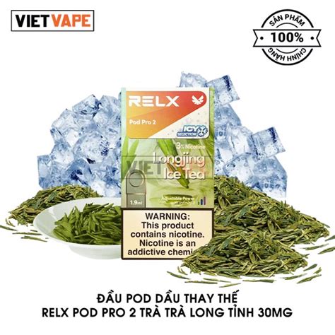 U Pod Relx Pro Tr Long T Nh Longjing Iced Tea Mg Ch Nh H Ng